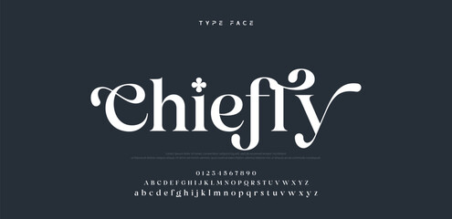 Beauty Luxury font alphabet logo. Typography beautiful fashion elegant classic letters serif italic fonts decorative wedding vintage blossom logos. vector illustration