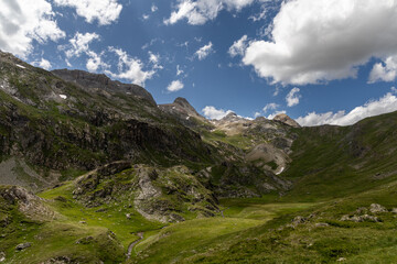 Mountain view in the Massif des Cerces, Hautes Alpes, France