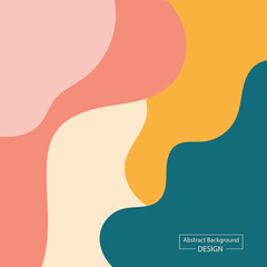 Colorful Background Design. Abstract Template Design