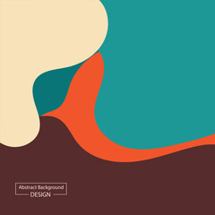 Colorful Background Design. Abstract Template Design