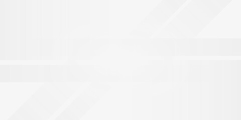 White abstract background with line pattern, banner design. Vector 16:9