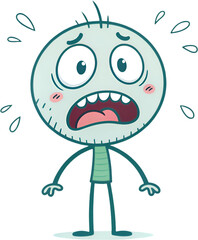 funny cartoon zombie