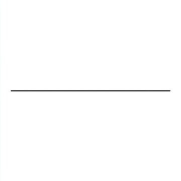 Straight horizontal line on a clean white background. Minimalist