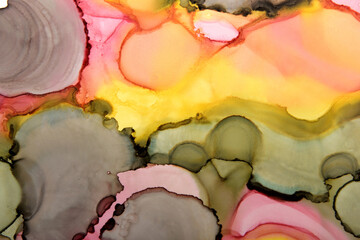 art background from colorful spots