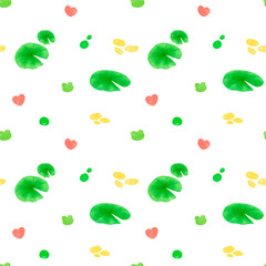 Lotus Leaf Seamless Pattern, Background