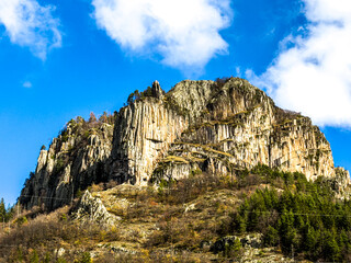 A beautiful photograph of a famous rock on the top of Smolyan, Bulgaria.