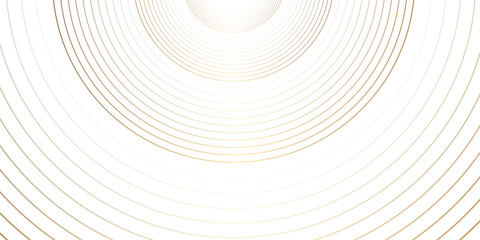 Abstract background with golden gradient circle ring. Spiral sound wave rhythm line dynamic shape. abstract background Vector illustration design for presentation, banner, cover, poster, texture Etc.	