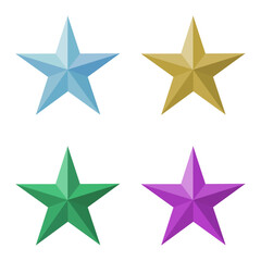 vector set of star icon (artwork 5)