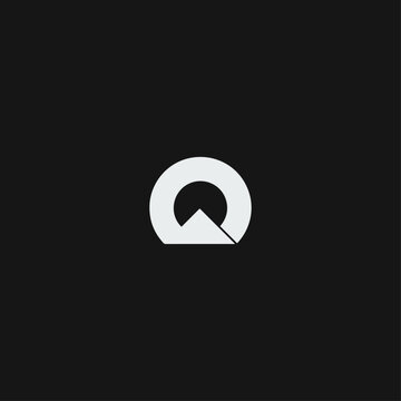 Letter O mountain logo Icon flat vector design