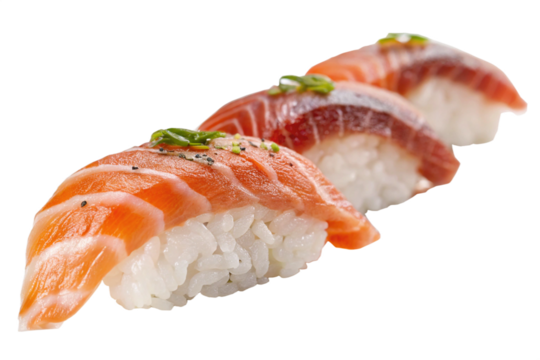 Traditional Japanese Nigiri Sushi - Powered by Adobe