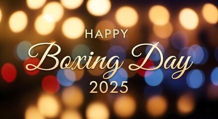 Happy Boxing Day 2025 Celebrating with Festive Lights and Holiday Cheer
