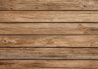 Wooden planks laid horizontally, brown textured surface with wood grain visible