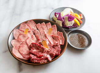Enjoy a tantalizing Korean BBQ feast at home with this premium raw meat assortment. Perfect for...