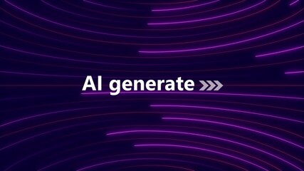 AI generation concept on the transparent background. AI prompt and generate digital content, showcasing automation. LLM artificial intelligence . 4k animated isolated on black background.