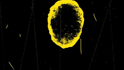 Dynamic vertical scratch and light streak across the frame Film Damage Transition. Perfect for action sequences and energetic narrative.