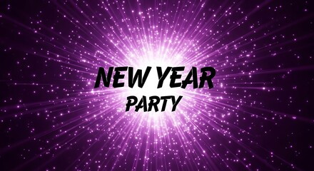 New Year Party Burst
