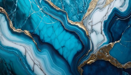 beautiful blue marble background with turquoise gemstone texture creating a luxurious and elegant visual experience