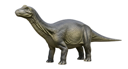 Fototapeta premium Realistic Dinosaur Model Standing Proudly.