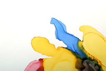 art background from colorful spots