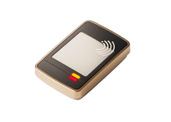 RFID reader isolated on suitable background