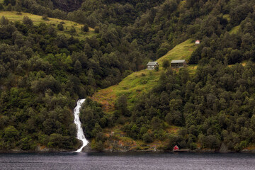 Berglandschaft am Geiranger