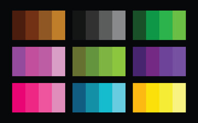 multi color swatch book sample