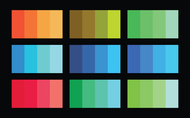 multi color swatch book sample