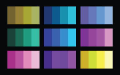 multi color swatch book sample