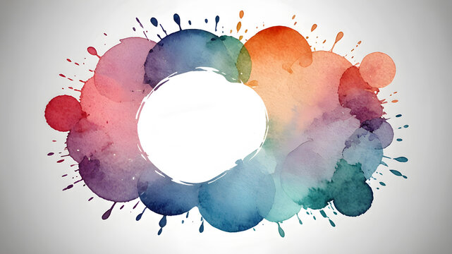 Watercolor template frame design for greeting card. Invitation card template suitable for wedding, greeting, banner, cover. invitation card template design. - Powered by Adobe