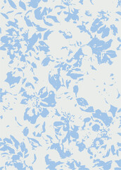 Romantic floral print with wildflowers sketch. Seamless pattern, gentle botanical background with various small flowers. Vector illustration.