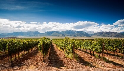 Obraz premium A Vineyard Nearby Mendoza