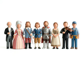 Eine Gruppe von Personen die in einer Oper arbeitet