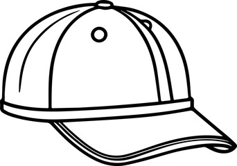 Classic hat silhouette in minimal design