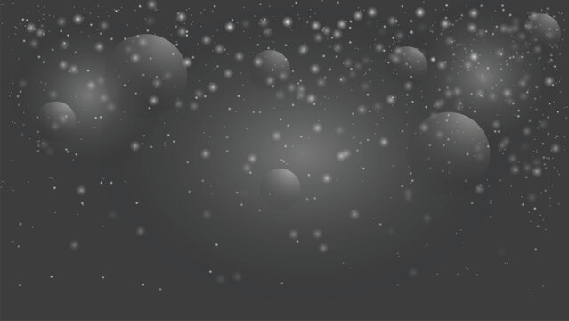 Falling snow overlay effect on dark background for winter holiday design