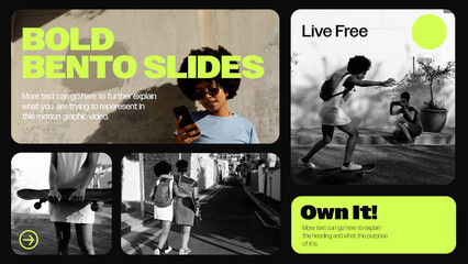 Bold Bento Slideshow