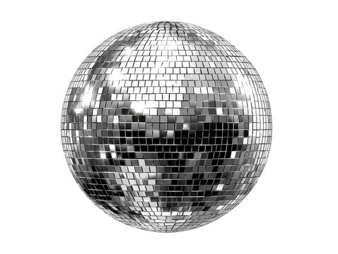 ball disco mirror isolated party background glitter dance sphere white light. silver ball disco mirror club retro discotheque black music discoball circle mirrorball nightclub celebration abstract