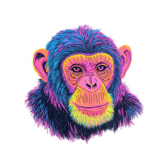 zhimpanzee hand drawn illustration