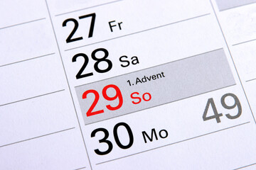Am 29. November beginnt mit dem 1. Advent die Adventszeit