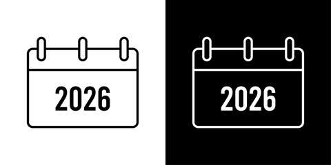 Minimal Calendar 2025 vector icon with a clean date layout, perfect for planners, schedules, time-management themes, business graphics, reminders, and modern productivity designs.