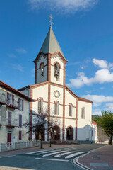 Fototapeta premium Valcarlos (Luzaide) is a Spanish town and municipality in the Foral Community of Navarre, located in the Merindad of Sangüesa, in the Auñamendi region, Spain