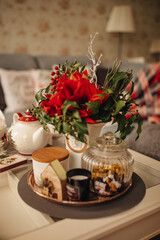 Christmas table setting