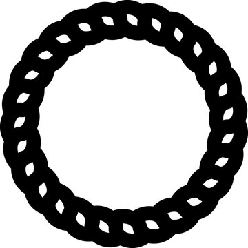 Circle clip art design on plain white transparent isolated background for card, shirt, hoodie, sweatshirt, apparel, tag, mug, icon, poster or badge