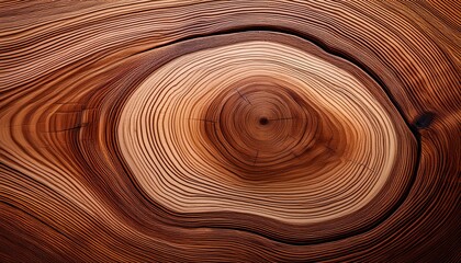 Close Up Of Natural Wood Grain With Concentric Rings And A Dark Knot In Warm Brown And Beige Tones Showing Texture And Organic Patterns