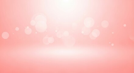 Dreamy Pink Glow - Abstract Pastel Background with Soft Bokeh Lights