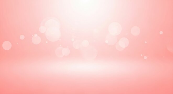 Dreamy Pink Glow - Abstract Pastel Background with Soft Bokeh Lights