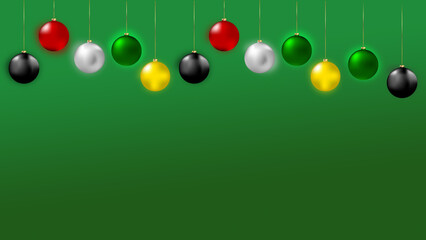 Radiant Christmas Bauble Illuminated with Warm Glow on a Deep Green Background, Creating a Luxurious Festive Holiday Atmosphere for Elegant Seasonal Designs