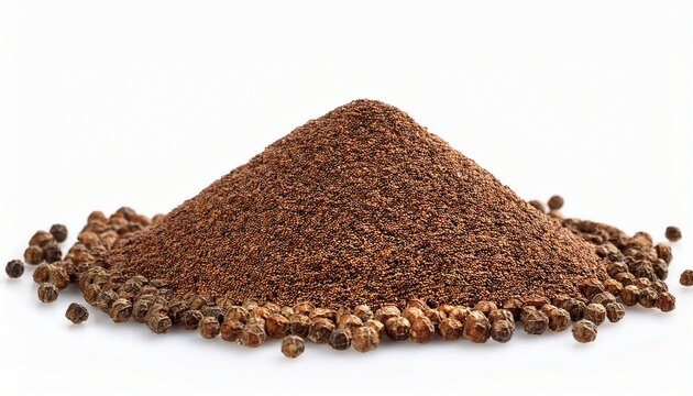 Close Up Of Dried Organic Cluster Beans Or Guar Phali Cyamopsis Tetragonoloba Seeds Isolated On White Background