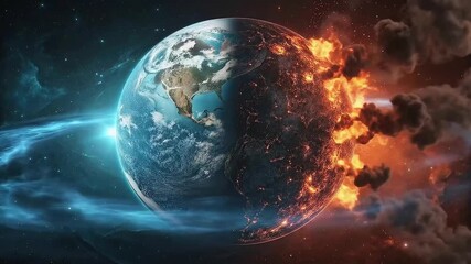 Earth's dual fate: climate change, natural balance, future impact