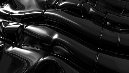 Glossy black embossed background with soft reflective highlights, modern high-end aesthetic