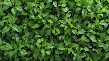 A vibrant tapestry of lush, verdant foliage, a refreshing sight to behold